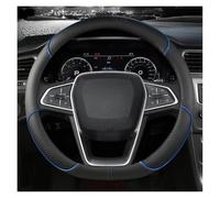 Couvre Volant Voiture pour Ford pour EcoSport pour Escape pour Kuga pour Expedition EL pour Max pour Raptor pour Focus 2 3 Housse Volant Voiture(Blue D Shape)