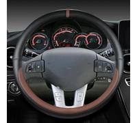 Couvre Volant Voiture pour Infiniti Project Black S Prototype 2018-2025, Cuir Antidérapant Respirant Housse Volants Voiture Accessoires D'intérieur Protecteurs,Brown-O