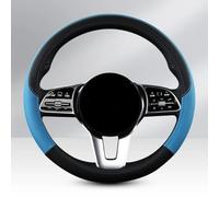 Couvre Volant Voiture pour Je-EP Avenger SUV 2023-2024, Antidérapant Couvre Volant Respirant Microfibre Cuir Housse de Protection Taille,O-Shape-Blue