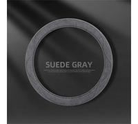 Couvre Volant Voiture pour Land Rover Range Rover Evoque I 2012-2015 2016 2017 2018, Tresse De Volant en Daim Housse De Volant Respirant AntidéRapante Accessoire Interieur,Grey-O