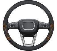 Couvre Volant Voiture pour Mitsubishi Colt/Colt Hybrid, Housse Décorative Antidérapant Respirant Gaine Volant Accessoire Voiture Interieur,D