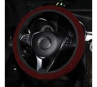 Couvre Volant Voiture pour Peugeot 308 308 II (T9) 2013 2014 2015 2016 2017 2018 2019 2020 2021, Housse de Hiver Fuzzy Volant Protection, Extensible Confortable, Accessoire Voiture,Claret