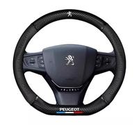 Couvre Volant Voiture, pour Peugeot 5008 (7Sitze) 2017-2025 38cm Protection de Voiture Antidérapant Durable Confortable Pièces détachées,B Type D