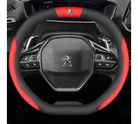 Couvre Volant Voiture pour Peugeot Traveller V I 2016-2025, Couvre Volant en Cuir Microfibre, Accessoires Auto Decoration Interieur Protege, 37-39cm,B