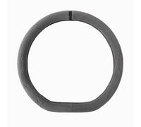 Couvre Volant Voiture pour Porsche Cayenne Cayenne S Cayenne Turbo Cayenne E-Hybrid, Antidérapant Respirant Daim Cuir Couvre Protégé Volant, Accessoire Voiture Interieur,D-Grey