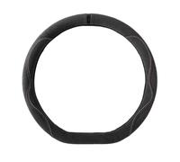 Couvre Volant Voiture pour Porsche Panamera 4 Panamera 4S Panamera Turbo Panamera E-Hybrid, Antidérapant Respirant Daim Cuir Couvre Protégé Volant, Accessoire Voiture Interieur,D-Black