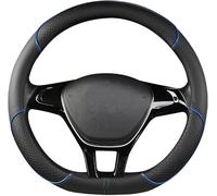 Couvre Volant Voiture pour Porsche Panamera/Panamera 4/Panamera GTS, Housse Décorative Antidérapant Respirant Gaine Volant Accessoire Voiture Interieur,D-B