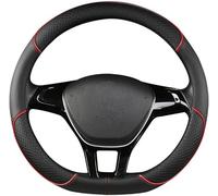 Couvre Volant Voiture pour Porsche Panamera/Panamera 4/Panamera GTS, Housse Décorative Antidérapant Respirant Gaine Volant Accessoire Voiture Interieur,D-C