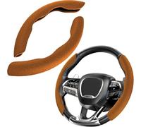 Couvre Volant Voiture pour Renault Arkana 2007-2023, Protecteur De Volant Segmenté, Intérieur Accessoires, Antidérapant, Confortable, Chaud en Hiver Et Frais en Été,O-04