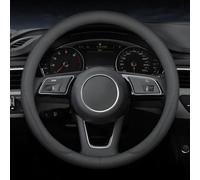 Couvre Volant Voiture pour Renault Captur Esprit Alpine 2024-2026 | Housse de Volant 37-38 cm, Cuir Microfibre Perforé, Respirant Anti-Transpiration, Prise En Main Fine, Protection Usure