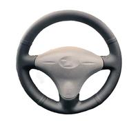 Couvre Volant Voiture pour Sienta pour Réussir pour Echo pour Porte Couverture Volant Voiture Enveloppe Couture À La Main(Black Line)