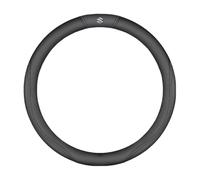 Couvre Volant Voiture pour Suzuki Swift SX4 Vitara Jimny Grand-Vitara Baleno Equator Cuir Microfibre Souple Respirante Housse Couvre Volant Antidérapante Accessoire intérieur,O Type-Black