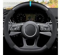 Couvre Volant Voiture, pour Toyota bZ4X BEV 2022-2024 Antidérapant Respirant Durable Couvre Volant Voiture Caches Style intérieur,B