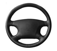 Couvre Volant Voiture pour Toyota pour Avalon pour Camry pour Highlander 2001 2002 2003 2004 Housse De Volant en Cuir Artificiel Noir Protection Volant Voiture(Blue Thread)