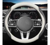 Couvre Volant Voiture,pour Toyota Yaris 2000 2001 2002 2003 2004 2005-2023 Élastique, Respirante, Antidérapante,Couvre Volant en Cuir Microfibre Antidérapant,C
