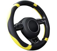 Couvre Volant - ZGEER - Standard 37-38 cm - Cuir Microfibre - Antidérapant - Jaune