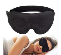 Couvre-yeux 3D à contour profond,Cache-yeux 3D Deep Contoured Eye Shade - Bandeau pour la sieste avec sangle réglable, couvre-yeux de yoga pour voyage, vol, camping, yoga et sieste