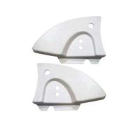 Couvres armature Blancs de capote pour Volkswagen Coccinelle Cabriolet 68 ->80 - 2 pièces