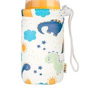 Couvrette de bouteille de lait, manche chaude de bouteille pour tout-petits - Couvrette à manches à manches chaudes de bouteille de lait d'eau en cuir PU - Enveloppe de tasse imperméable à la maison p