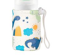 Couvrette de bouteille de lait, manche chaude de bouteille pour tout-petits | Pu Leather Toddler Bottle Warmer Sleeve - Protecteur de préservation de la chaleur intérieure utilise la sortie de la chal