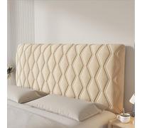 Couvrette De Tête De Lit Matelassée, Couvercle De Tête De Lit Extensible, étui Doux, Conception De Lavage Facile, Pour Décoration De Chambre à Coucher En Dortoir(Size:210cm (82.7in),Color:khaki)