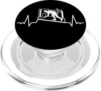 Couvreurs Couvreur Cardiogram Artisans-couvreurs Couvreur PopSockets PopGrip pour MagSafe