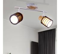 Couvrir Lampe Chrome Bois Design Mobile Spot la Vie Ess Chambre Lampe Verre