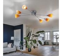 Couvrir Lampe Verre Spots Jaune-Orange Éclairage Chambre-Salon Lampe Vestibule