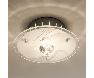 Couvrir Miroir Verre Spot Lampe Sommeil Clients Chambre Éclairage Argent Rond
