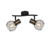 Couvrir Spot Projecteur Lampe Lumière Noir-Or Éclairage Ess Chambre Big.light