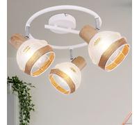 Couvrir Spot Rondell Mobile Aspect de Bois Cage Lampe Rétro Sommeil Chambre