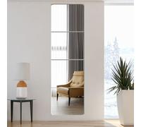 COUXILY Lot de 4 miroirs en verre HD autocollants 35,5 x 30,5 cm pour armoire, salle de bain, plafond, miroir de porte (03 à 2,4 pièces)