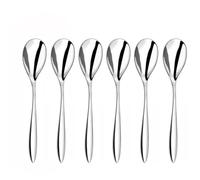 COUZON - Cuillère à café - Lot de 6 - Epsilon - Acier inoxydable 18/10, Finition Miroir, Epaisseur 2 mm, Longueur 137 mm - Inox