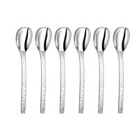 COUZON - Cuillère à café - Lot de 6 - Pix'Elle 3D - Acier inoxydable 18/10, Finition Miroir, Epaisseur 2 mm, Longueur 144 mm - Inox