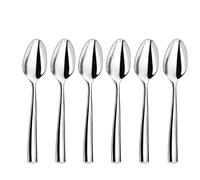 COUZON - Cuillère à café - Lot de 6 - Silhouette - Acier inoxydable 18/10, Finition Miroir, Epaisseur Forgée, Longueur 149 mm - Inox