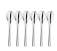 COUZON - Cuillère à café - Lot de 6 - Steel - Acier inoxydable 18/10, Finition Miroir, Epaisseur Forgée, Longueur 150 mm - Inox