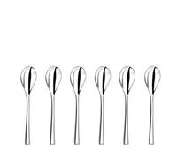 COUZON - Cuillère expresso et moka - Lot de 6 - Steel - Acier inoxydable 18/10, Finition Miroir, Epaisseur Forgée, Longueur 120 mm - Inox
