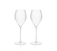 COUZON - Flûte à champagne - Lot de 2 - Altis - Cristallin ultra léger et résistant, Contenance 29 cl, Dimensions : H22.5 cm x Diamètre 7.6 cm - Transparent