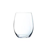 COUZON - Gobelet forme haute - Lot de 6 - Lys - Krysta, Contenance 36 cl, Dimensions : H10.2 cm x Diamètre 6.3 cm - Transparent