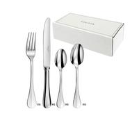 COUZON - Ménagère 24 couverts de table pour 6 personnes - Héritage - Acier inoxydable 18/10, Finition Miroir, Epaisseur 3.5 mm - Inox