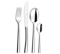 COUZON - Ménagère 24 couverts de table pour 6 personnes - Zest - Acier inoxydable 18/10, Finition Miroir, Epaisseur 3 mm - Inox