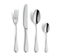 COUZON - Ménagère 48 couverts de table pour 12 personnes - Dunes - Acier inoxydable 18/10, Finition Miroir, Epaisseur 3 mm - Inox