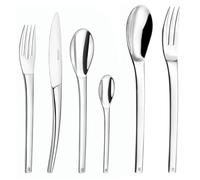 Neuvième Art - Ménagère 50 couverts inox en coffre bois - COUZON