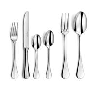 COUZON - Ménagère 50 couverts de table pour 12 personnes - Héritage - Acier inoxydable 18/10, Finition Miroir, Epaisseur 3.5 mm - Inox