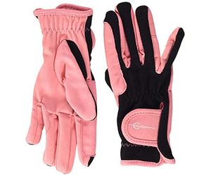 Covalliero - 3210553 - Gants d'équitation - Enfant - Noir/Rose - CS