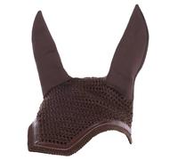 Covalliero Bonnet anti-mouches avec oreilles de mouche, marron, taille : poney