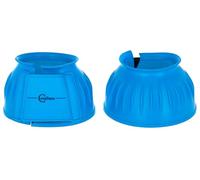 Covalliero Cloches en Caoutchouc, Protection des Sabots, Cloches, Paire, Bleu, Pony, Caoutchouc Souple, Chevaux, avec Fermeture Scratch