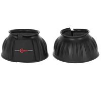 Covalliero cloches en caoutchouc, protection des sabots, cloches, paire, noir, Pony, caoutchouc souple, chevaux, avec fermeture scratch