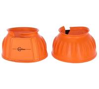 Covalliero Cloches en Caoutchouc, Protection des Sabots, Cloches, Paire, Orange, xfull, Caoutchouc Souple, Chevaux, avec Fermeture Velcro