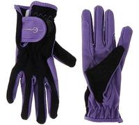 Covalliero Enfant erreit Gant Lilli Taille S Gants d'équitation, Noir/Violet, S